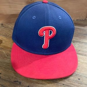 Philadelphia Phillies New Era 5950 fitted alternate hat/ cap sz 7 1/8